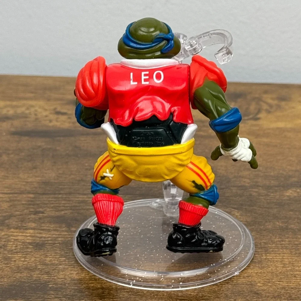 Vintage T.D. Tossin' Leo 1991 Teenage Mutant Ninja Turtles TMNT Action‎ Figure